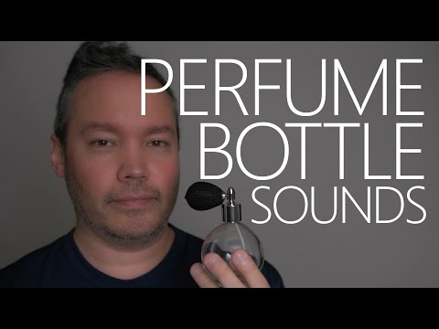 Perfume Bottle Sounds ~ ASMR/Wind/Whispering/Tapping/Binaural (4K)