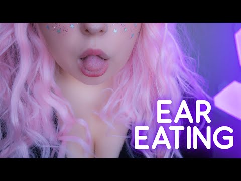 asmr 💜 ear eating
