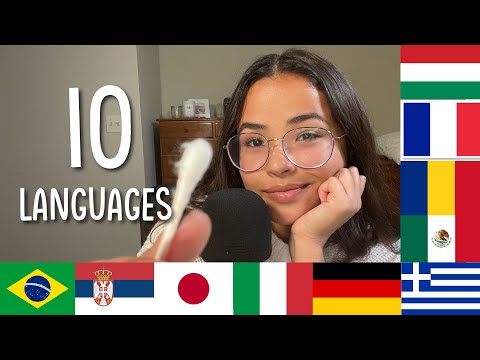 Trying ASMR in 10 Languages (Serbian, Japanese, Portuguese, Hungarian, Romanian, Greek, Spanish+)