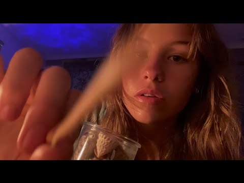 ASMR hippie girl shows you her shells 🐚
