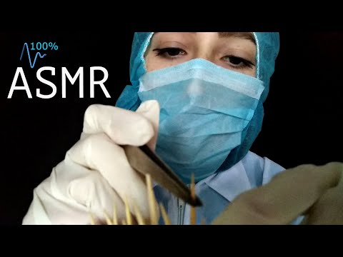 АСМР Доктор Удалит Иголки | ASMR Role Play: Doctor Removes Needles