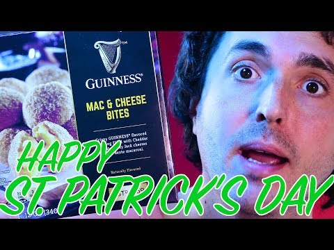 ASMR GUINNESS BEER BREADED Fried Mac n Cheese Bites | ST. PATRICK's DAY SNACKING | 먹방