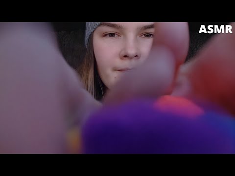 throwing things at your face for 8 minutes | fast and aggressive lofi ASMR 🙂