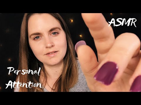 ASMR Personal Attention for Sleep (with Hand Movements, Face Tracing, and Close Up Whispers)