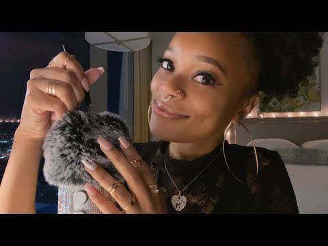 ASMR | Relaxing "Bug Search" on Fluffy Mic with Inaudible Whispering 🐞