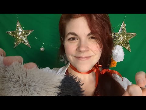 ASMR - Holiday Role Play - Ear Cleaning, Brushing and Sprucing You Up for the Big Night!