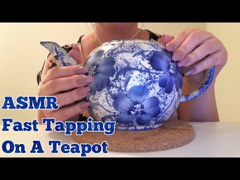 ASMR Fast Tapping On A Teapot