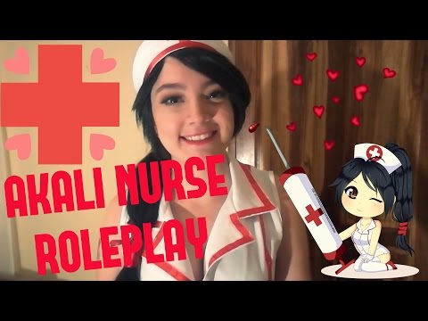 ASMR AKALI/ NURSE/ ENFERMERA ♥ ROLEPLAY! /COSPLAY/ MULTIPLE TRIGGERS (from League of Legends)