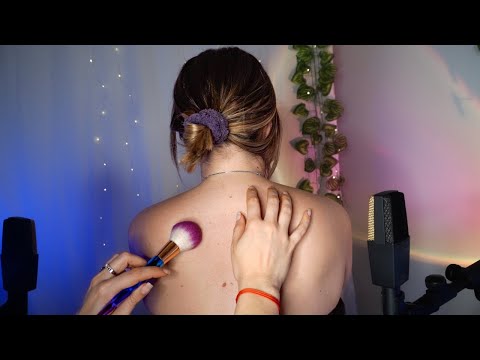 HEAD, NECK AND BACK SCRATCHING AND BRUSHING ✨ ASMR