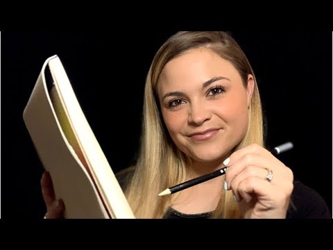 ASMR Sketching Your Face RolePlay  (Soft Spoken)