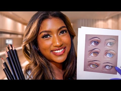 ASMR | Full Face Customization - Drawing Features on Your Face (Doctor Roleplay, Personal Attention)
