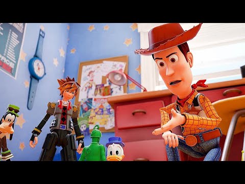ASMR | Kingdom Hearts 3 Gameplay 😴 (Whispered w/Controller Sounds) Toy Story/Toy Box World 🤖