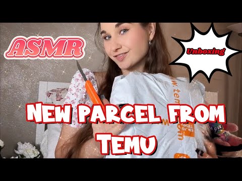 ASMR unboxing, Triggering you with New Parcel from Temu!