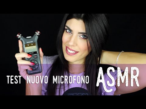 ASMR ita - 🎙 NUOVO MICROFONO •  Unboxing e Test TASCAM DR-07X (Whispering)
