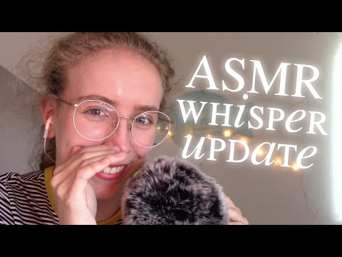 [ASMR] The tingliest close-up Whispers & Fluffy Ear Attention ✨🍓 (Life Update)
