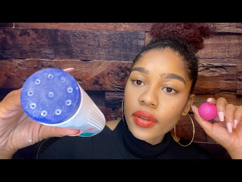 ASMR- Doing Your Makeup Using Random Objects 🙈💕  (PERSONAL ATTENTION)