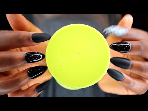 ASMR | GENTLE AND INTENSE TAPPING ON *GREEN OBJECTS* ONLY (NO TALKING)