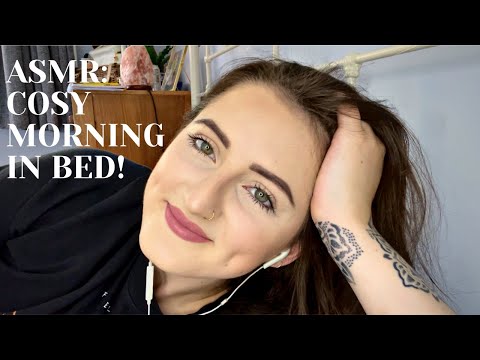 ASMR: Cosy morning in bed - Affection and fabric sounds! Whispered