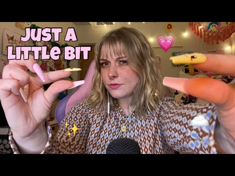 ASMR “Just a Little Bit” Super Sensitive, Clicky, Intense, Upclose Whispers and Triggers ✨💗☁️
