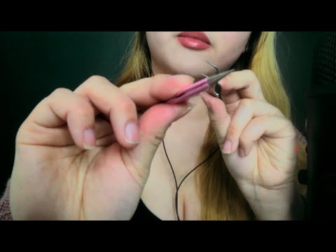 [ASMR] Plucking your worries + tweezer sounds