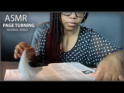 ASMR - Relaxing Magazine Page Turning - Normal Speed #22
