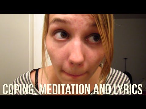 [BINAURAL ASMR] Coping, Meditation, and Lyrics (ear-to-ear whispering, lyrics)