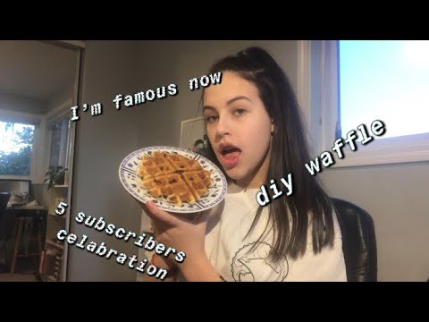 Making a waffle for 5 subscribers