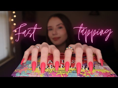 ASMR fast tapping ~11 triggers in 11 minutes~ 😴