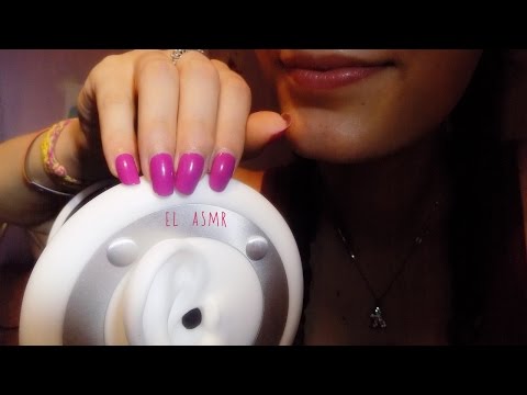 ♡ASMR español♡ Cosquillas en tus oidos! (mouth sounds, tapping, ear touching, breathing, cupping)