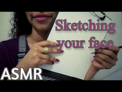 [ASMR] ✏️ Sketching Your Face Roleplay | Personal Attention (Part 2)