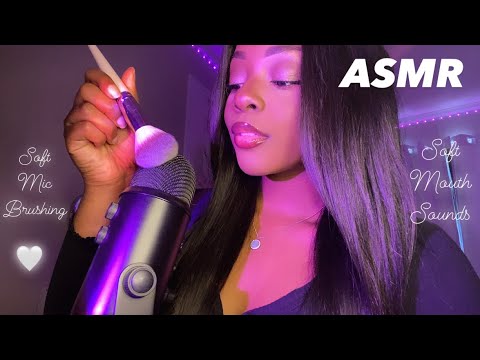 ASMR | Soft Mic Brushing With Delicate Mouth Sounds 🤍💋