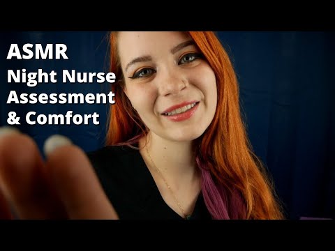 ASMR Night Nurse Assesses & Comforts You To Sleep | Soft Spoken Medical & Personal Attention RP