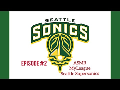 *ASMR* NBA 2k18 MyLeague [Seattle SuperSonics Part 2!] (Whispering, Controller Sounds)