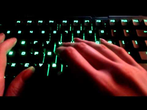 [ASMR] Typing on Mechanical Keyboard (Part I) Slower