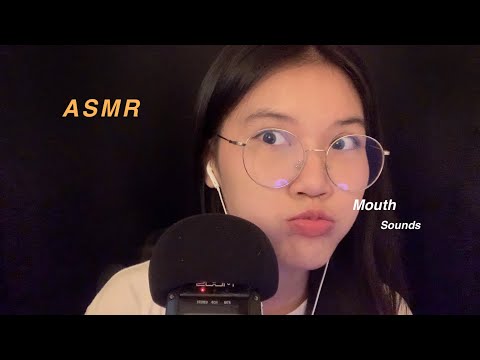 ASMR Mouth Sounds (repeat w/ Black screen ASMR for Sleep)