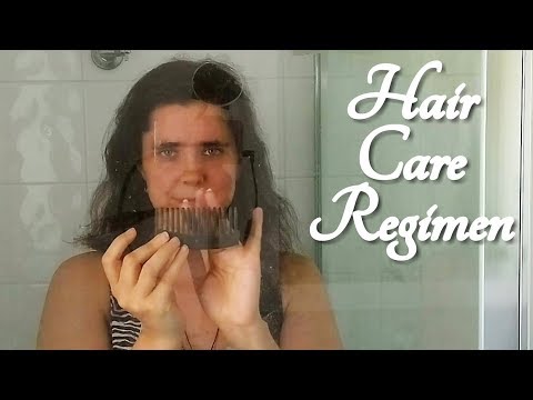 ASMR No 'Poo (How I Manage My Hair Without Shampoo) - Water Sounds