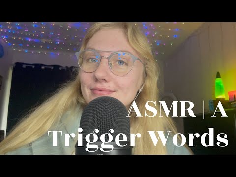 ASMR | A Trigger Words
