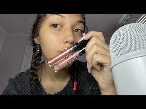 ASMR~ fast and aggressive makeup collection pt.2- lip products
