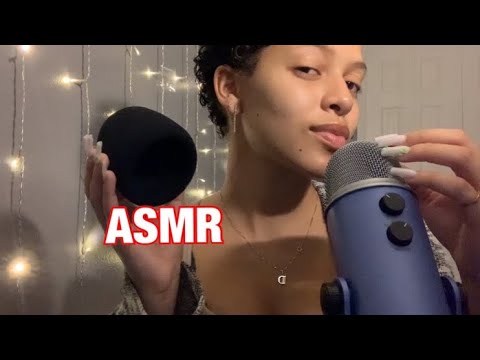 ASMR| Mic pumping, swirling, scratching, and tapping (fast and slow)
