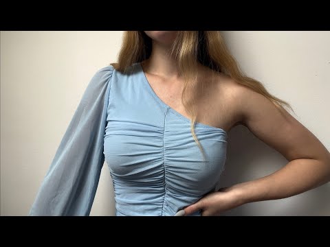 ASMR | skin tracing, hair brushing, fabric sounds and mouth sounds👀