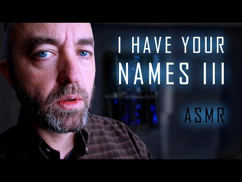 ASMR | I Have Your Names | Scottish Police Roleplay