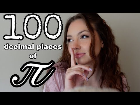 ASMR Countdown from 100 except it’s 100 decimals of pi