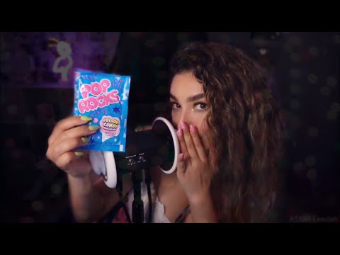ASMR | Pop Rocks (Mouth Sounds, Hand Movement & Whispering)
