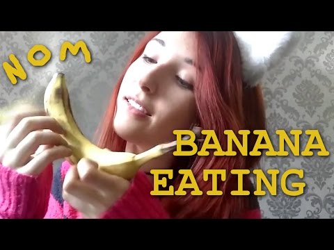 ASMR - BANANA EATING ~ Wet Squishy Eating Sounds w/ Munching & Crunching ~