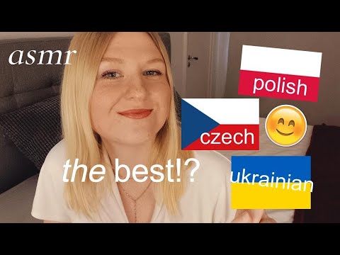 ASMR polski & українська & český (which is the best ASMR language?!🙃)