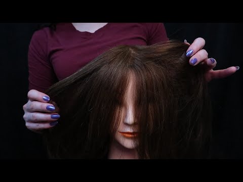 ASMR Gentle and Soft Hair Play and Hair Brushing ⭐ Soft Spoken