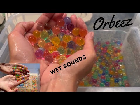 ASMR Orbeez | oddly satisfying | water 🚿 sounds | { no talking }