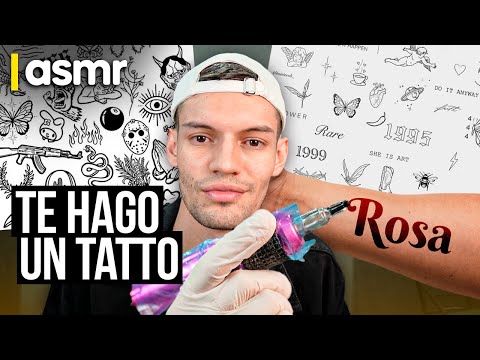 ASMR español roleplay para dormir tattoo shop