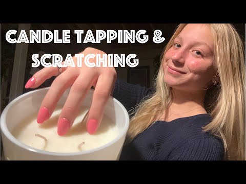 ASMR: Tapping & Scratching Candles 🕯️