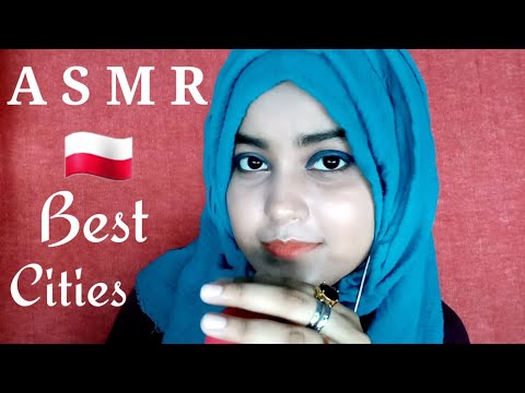 ASMR Saying Best 15 Cities In Poland With Super Fast Mouth Sounds